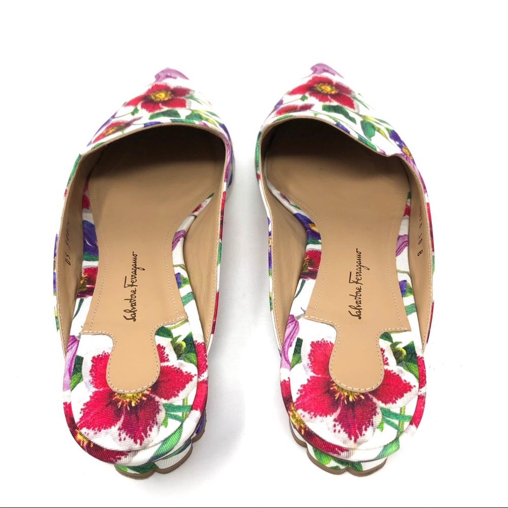 SALVATORE FERRAGAMO floral mules, size 10 - Picture 7 of 14